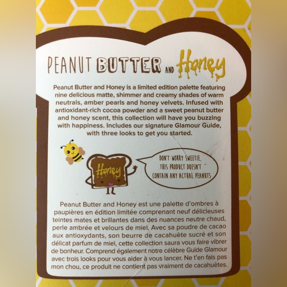 NIB Too Faced Limited Edition 🥜🍯 Peanut Butter and Honey Eye Shadow Palette - Picture 4 of 10